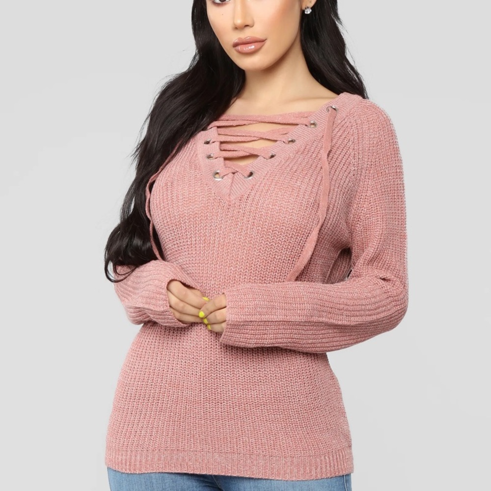 Fashion nova mauve sweater